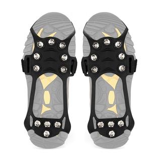 走路不怕滑！出老美11齿冰爪防滑鞋套户外登山徒步神器鞋子钉鞋链