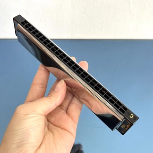 80后怀旧经典 传统国货24孔铁皮口琴吹奏音乐童年玩具口琴乐器玩具