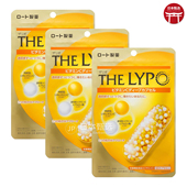 日本乐敦THE 3袋 LYPO脂质维生素C胶囊60粒持续型VC皮肤通透感