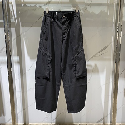Dartin Bonaparto 26春夏双刀logo字母印花男士宽松阔腿休闲裤