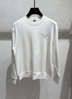DITE迪特 男装26秋冬前后logo字母印花男士圆领长袖卫衣 D06841