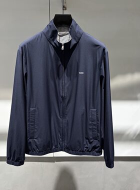 VERRI男装 26秋冬新款logo字母印花男士立领夹克外套 311979