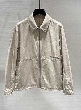 Cavalli Class 26春夏新款logo字母印花手臂织带条纹男士夹克外套