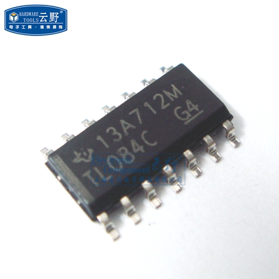 【高科美芯】IC集成电路TL084C SOP14贴片 39mm四运算放大器 芯