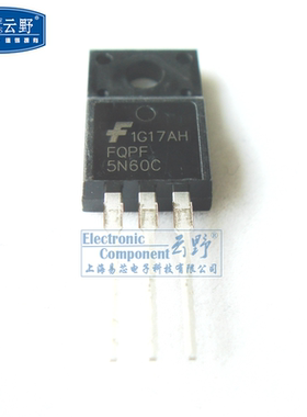 【高科美芯】 三极管FQPF5N60C TO220塑封直插 MOSFET晶体管（一