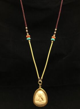 蜡线情侣礼物ins手工佛牌链子