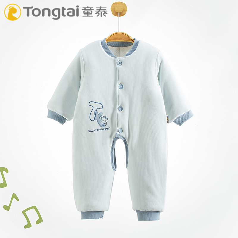 童泰宝宝秋冬260克棉加厚连体衣