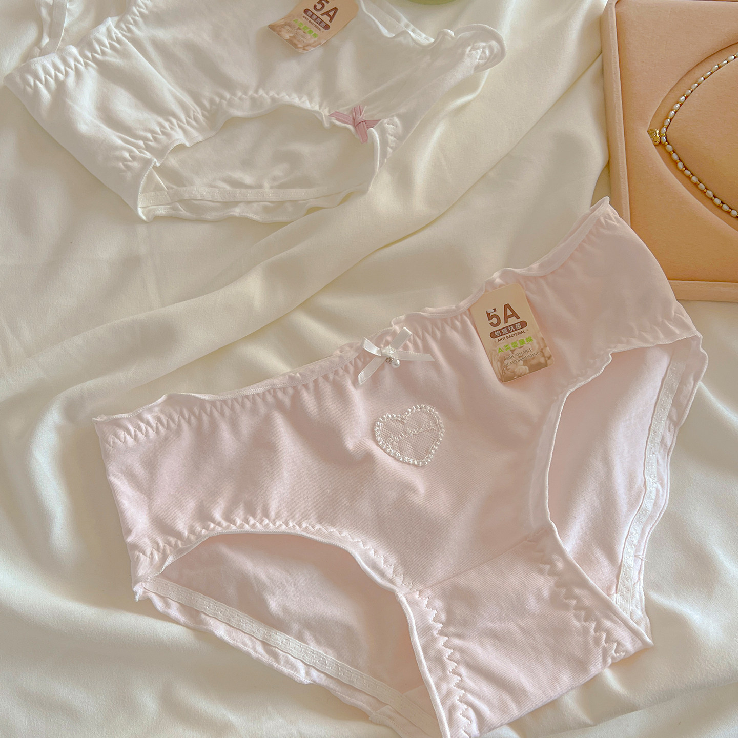 \樱花通道\内裤女生纯棉裆粉色可爱甜美日系少女韩系学生花边,女士内衣/男士内衣/家居服,女三角裤,淘宝优惠券,粉丝福利购,淘宝优惠卷