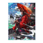 日漫卡哇伊划纹贴画美女车贴烫画二次元 卡通动漫摩托贴D2858