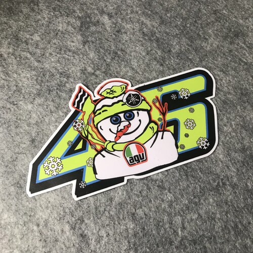 改装车贴汽车摩托车贴雪人VR46