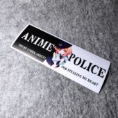 黑白小女警日漫风潮流改装 JDM个性 侧窗痛车摩托贴电动车烫画D2106