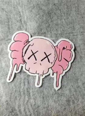 动漫贴画划纹装饰贴时尚摩托贴画卡通自粘车贴潮流百搭创意D3035