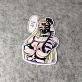 二次元 痛车摩托贴电动车老婆酱侧窗JDM烫画D1558 日漫改装