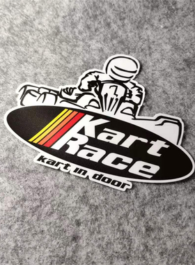 卡丁车tony潮流改装汽车贴摩托贴纸搞笑j竞技卡丁车痕车贴D1187