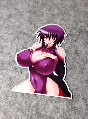 二次元日漫改装痛车摩托贴电动车老婆酱侧窗JDM烫画D1564