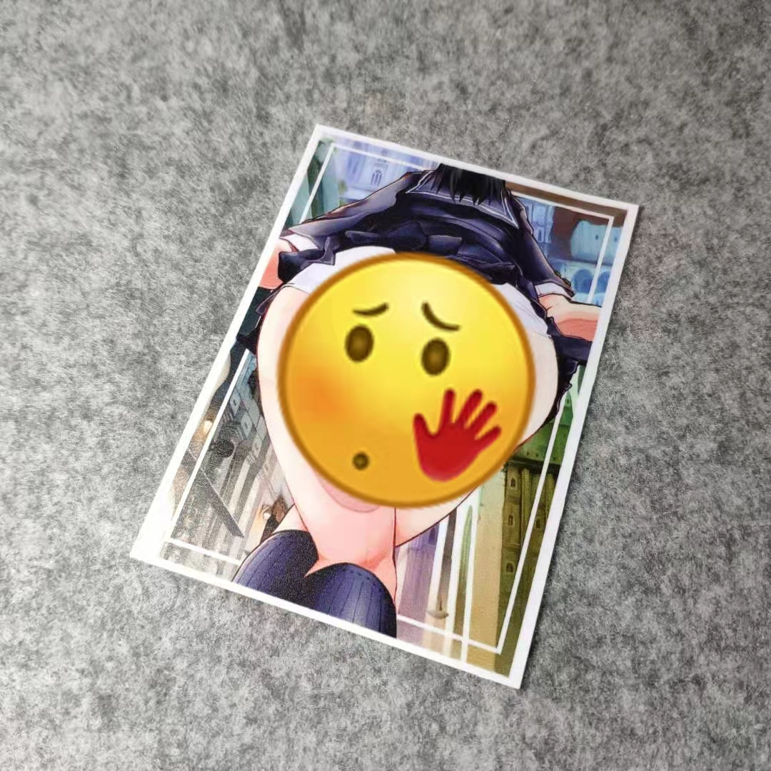 二次元日漫改装痛车摩托贴电动车老婆酱侧窗JDM烫画D1687