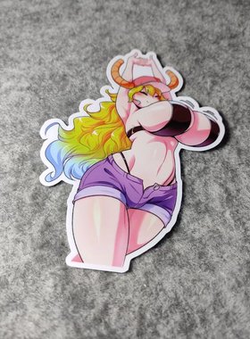 漫画爆改卡通动漫酱改装汽车摩托贴纸痛车小窗美女车贴D2385