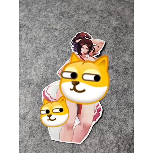 火舞美女二次元车贴烫画日漫划