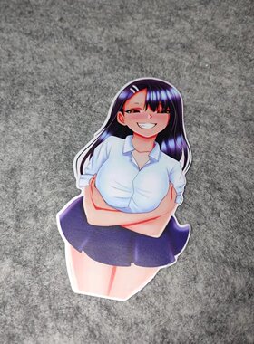 卡通日漫画二次元漫画老婆酱改装汽车摩托贴纸痛车小窗车贴D2361