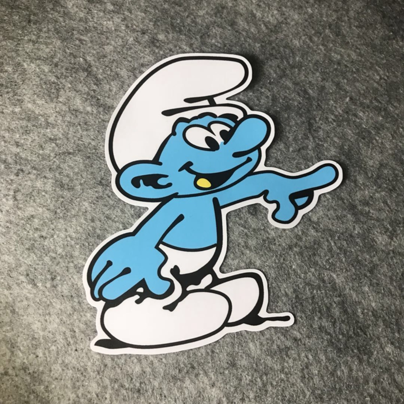 改装卡通划痕摩托车贴