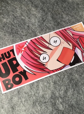 改装车贴汽车摩托车贴萝莉萌日系JDM卡通划痕车贴漂移贴D486