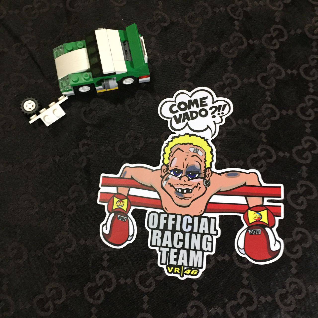 意大利新款车身贴 46罗西拳击手 汽车卡通真3m反光贴贴花 m29