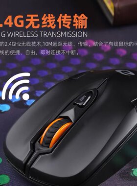 DAREU 达尔优LM110G无线鼠标商务办公家用笔记本电脑小巧便携通用