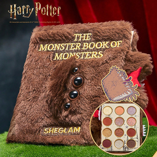 正品Sheglam哈利波特HARRYPOTTER怪物书眼影盘套装12色大地色