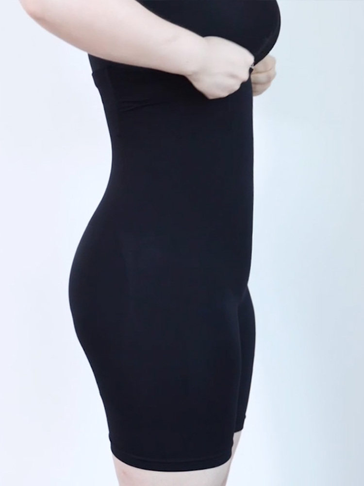 (Full 3 pieces minus 15) large size belly lift hips body thin legs shaped underwear safety pants unmarked underwear