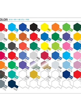 田宫 PS-51 52 53 54 55 56 57 58 59 60 rc遥控模型车壳软壳色卡
