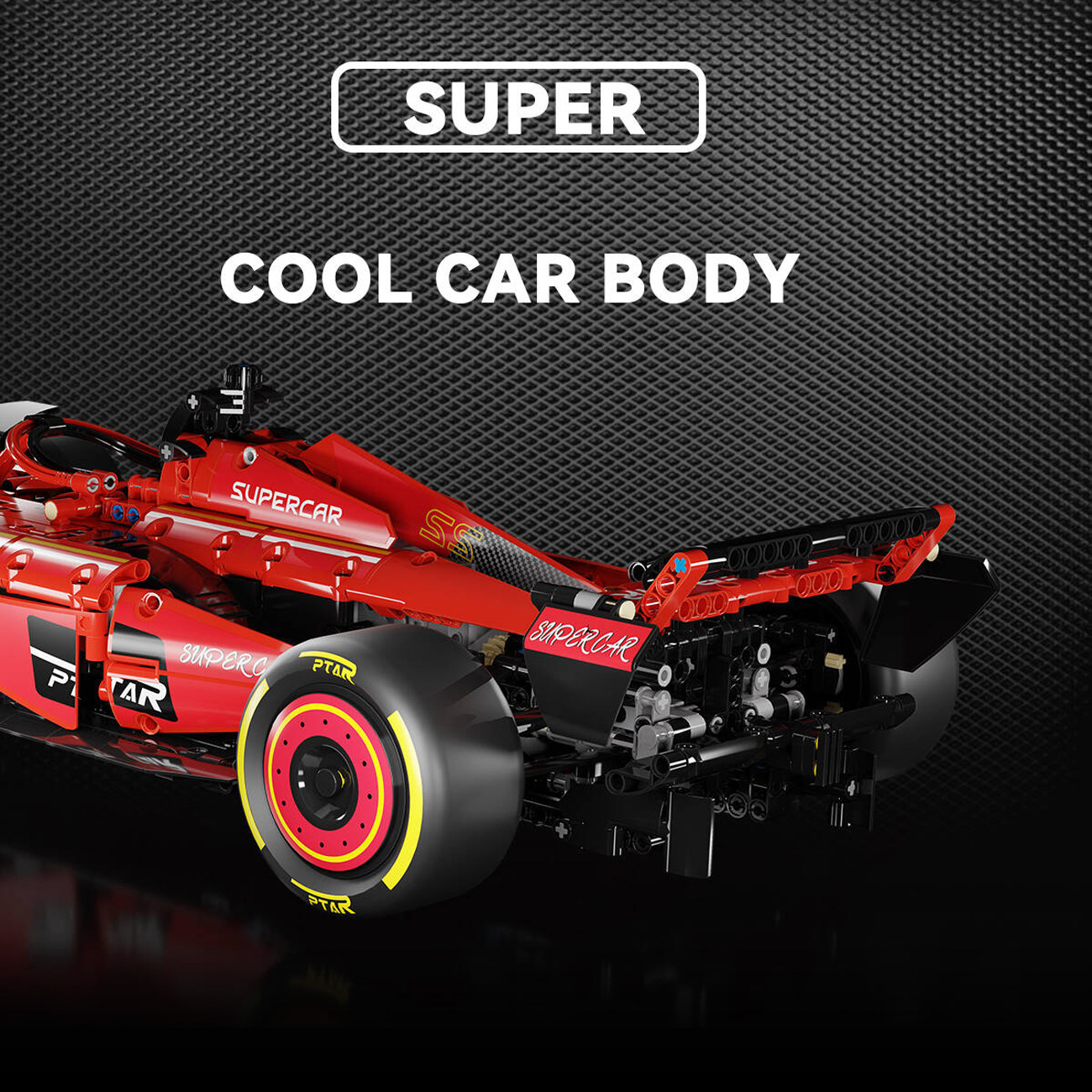 18红牛F1赛车拼装积木玩具礼物