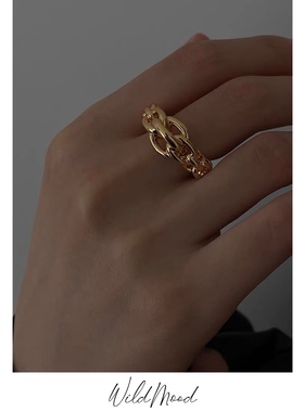 wildmood士多时尚个性风链条扣