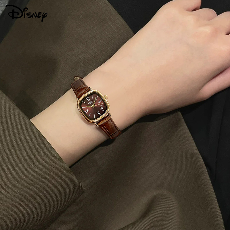 迪士尼手表女士轻奢小众2023新款复古女款式正品桂花新年礼物女生