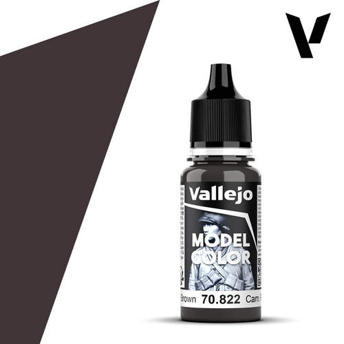 vallejo70822黑棕模型手涂漆