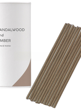 日本进口 檀香与琥珀 Aroma&Incense 9.3cm 室内 净化 线香 现货