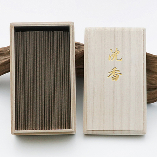 日本进口 沉香 烟少型 线香 桐木礼盒 沉稳 室内 净化 燃香 现货