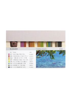 日本原装 lisn SUMMER Childlike honesty 净化 线香 组合 现货
