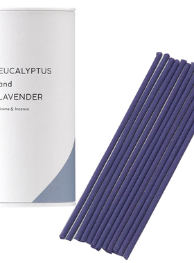 日本进口 桉树与薰衣草 Aroma&Incense 9.3cm 室内净化 线香 现货