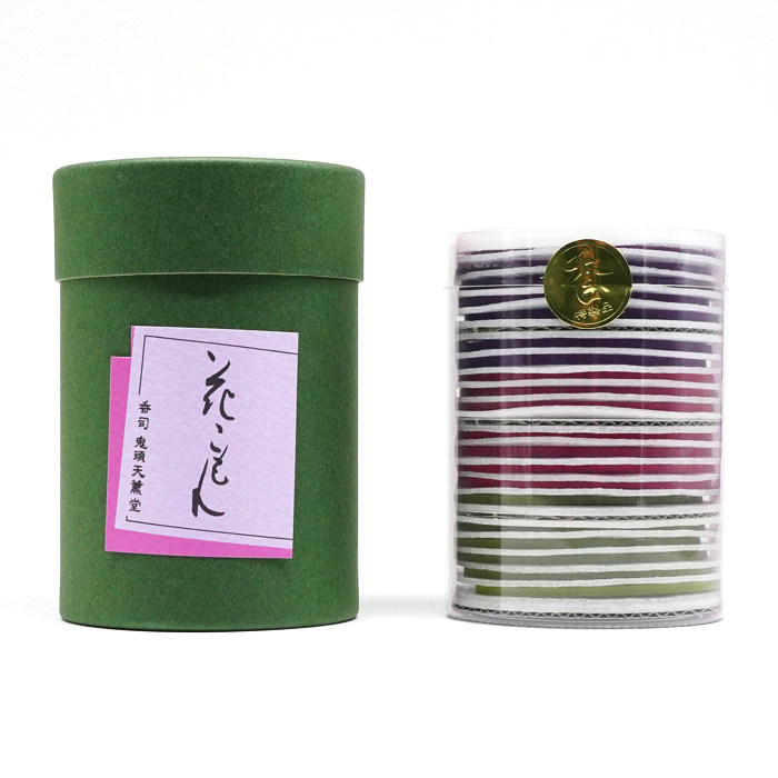 新!鬼头天薰堂 花こもん 若草/玫瑰/紫阳花 20卷入日式盘香 现货