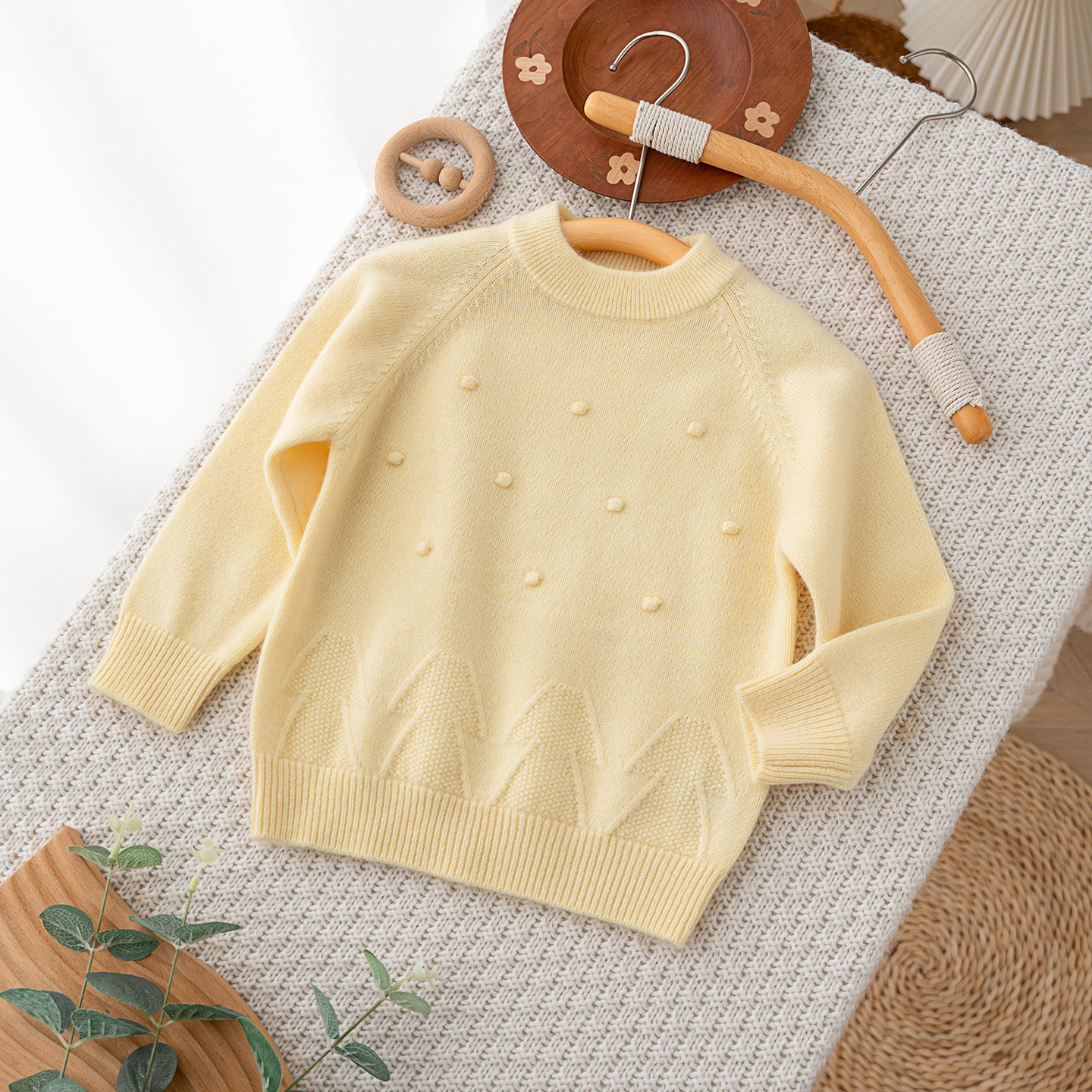女童羊绒毛衣100纯山羊绒婴幼儿宝宝小鸡黄针织衫中圆领双股加厚,童装/婴儿装/亲子装,毛衣/针织衫,淘宝优惠券,粉丝福利购,淘宝优惠卷