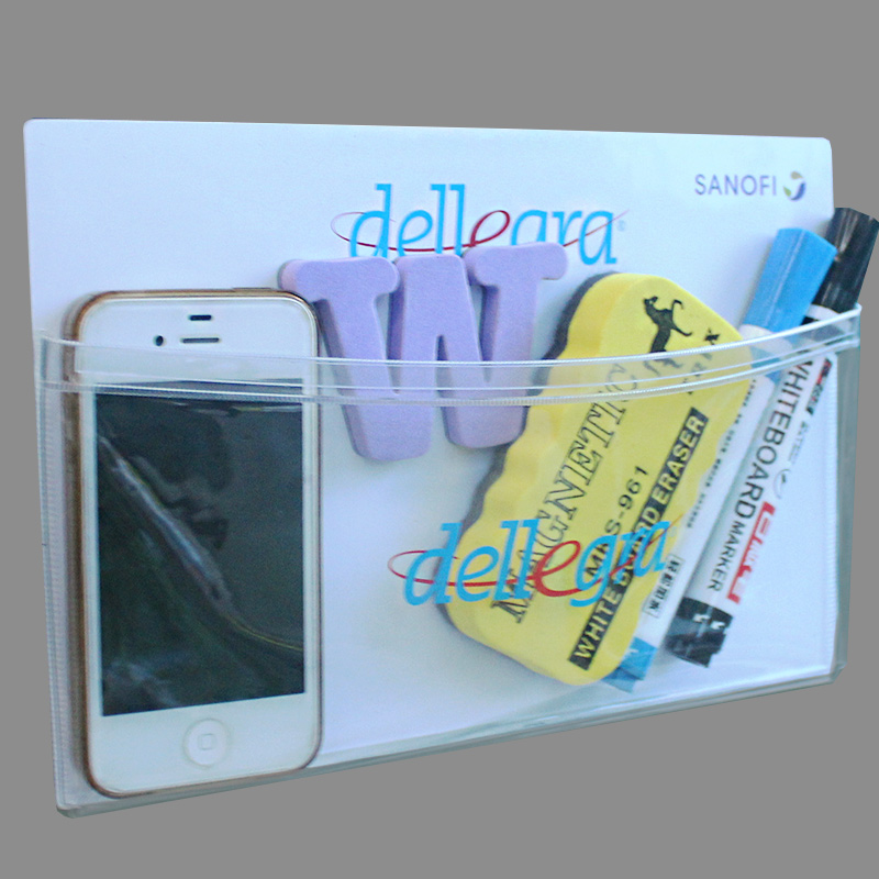 磁性笔袋笔托白板笔袋冰箱磁吸