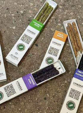 VINORAA 印度孟买之心藏花香茅龙血树植物手工香薰棒线香小众礼物