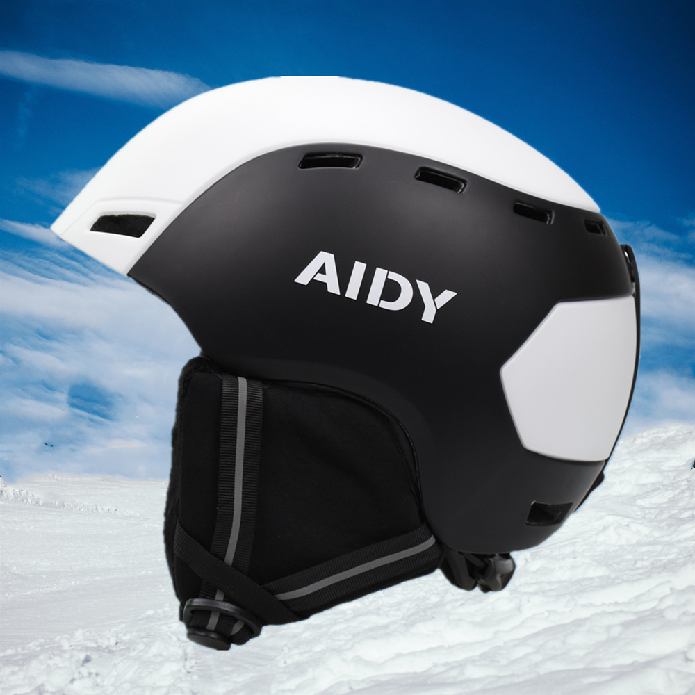 现货速发AIDY厂家直销ABS滑雪头盔儿童成人男女款单双板通用头盔