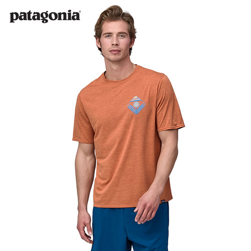 巴塔哥尼亚休闲短袖c1T恤速干男