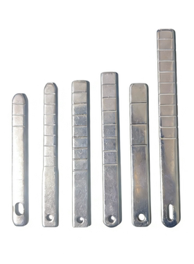 电子锁分解锁尺头反锁片拧手锁具长方尾条带孔智能指纹保险条