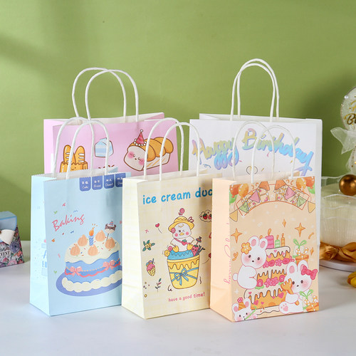 时尚小熊可爱礼品手提打包袋