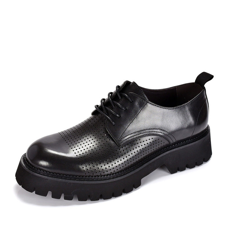 春夏韩版大头皮鞋商务正装真皮厚底增高英伦男士潮流休闲鞋男凉鞋,流行男鞋,洞洞鞋,淘宝优惠券,粉丝福利购,淘宝优惠卷