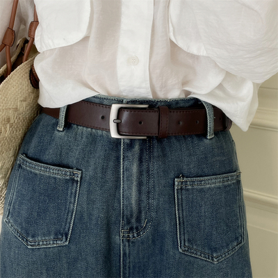 日常百搭款皮带腰带女士裤带韩版