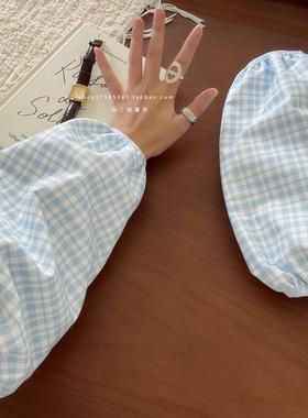 原创韩版卡通成人学生秋冬衣服防脏防污渍袖套学习办公室套袖女士