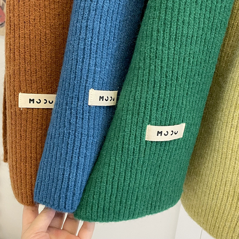 糖果色围巾保暖学生小围脖可爱纯色百搭韩国冬天新款ins风男女款